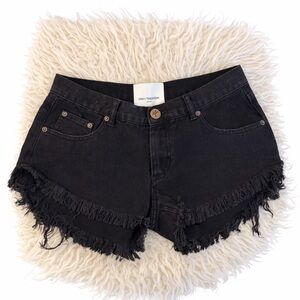 One Teaspoon Dukes Denim Mini Shorts